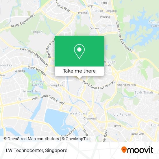 LW Technocenter map