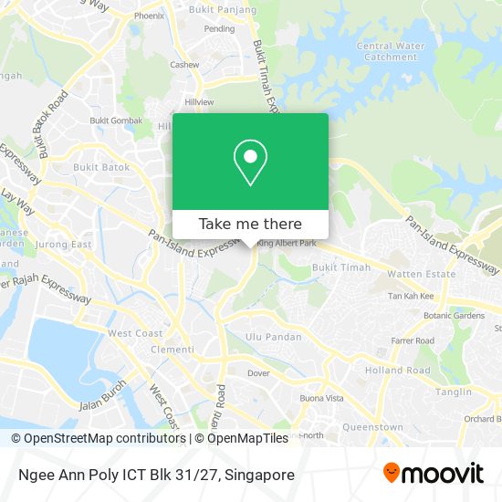Ngee Ann Poly ICT Blk 31/27 map