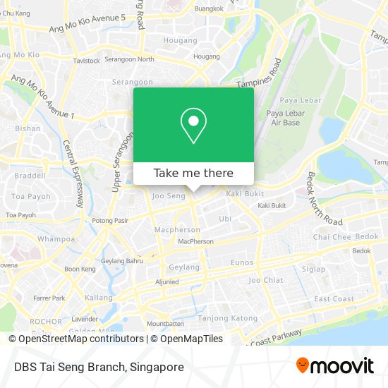 DBS Tai Seng Branch map