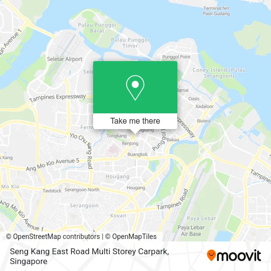 Seng Kang East Road Multi Storey Carpark map