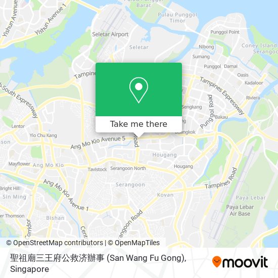 聖祖廟三王府公救济辦事 (San Wang Fu Gong) map