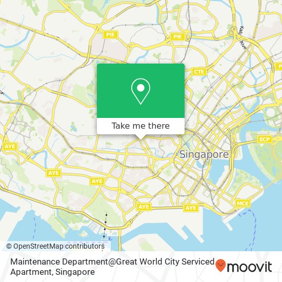 Maintenance Department@Great World City Serviced Apartment地图