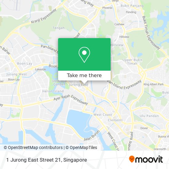 1 Jurong East Street 21地图