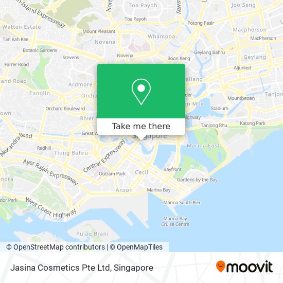 Jasina Cosmetics Pte Ltd map