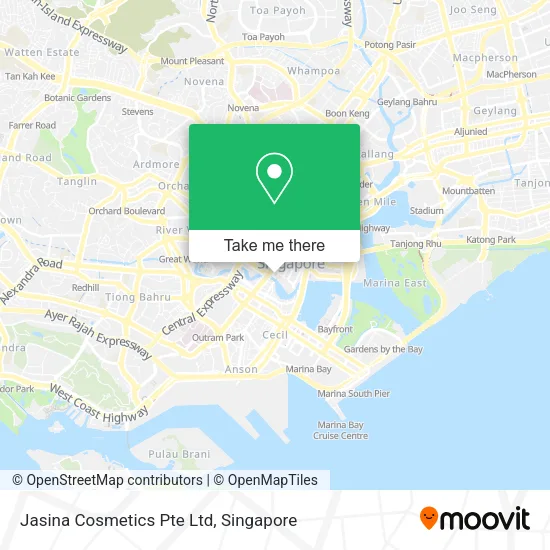 Jasina Cosmetics Pte Ltd地图