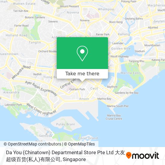 Da You (Chinatown) Departmental Store Pte Ltd 大友超级百货(私人)有限公司 map