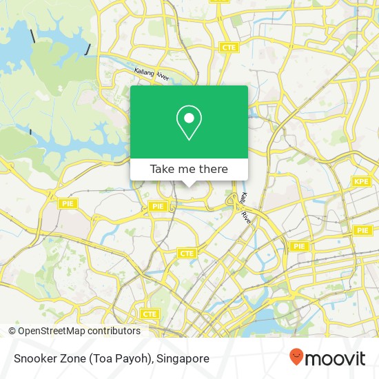 Snooker Zone (Toa Payoh) map