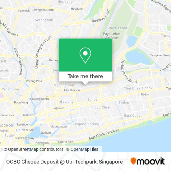 OCBC Cheque Deposit @ Ubi Techpark map