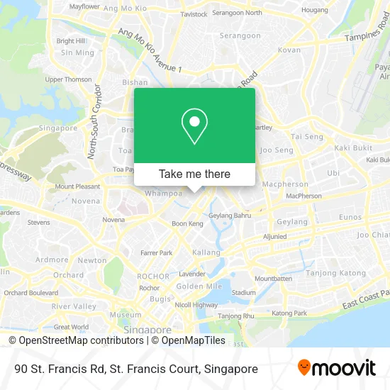 90 St. Francis Rd, St. Francis Court map