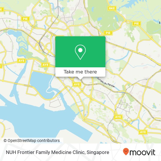 NUH Frontier Family Medicine Clinic map