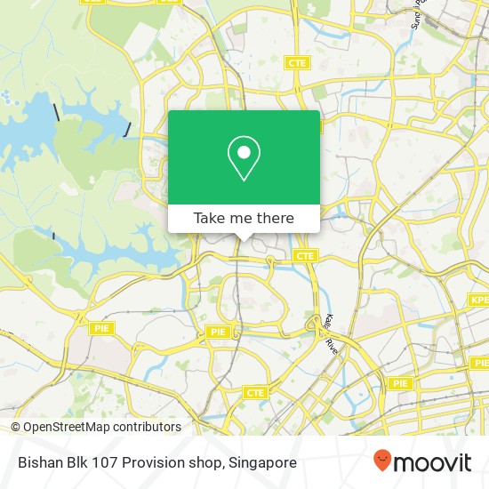 Bishan Blk 107 Provision shop地图