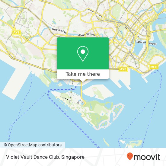 Violet Vault Dance Club map