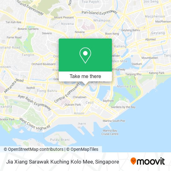 Jia Xiang Sarawak Kuching Kolo Mee map