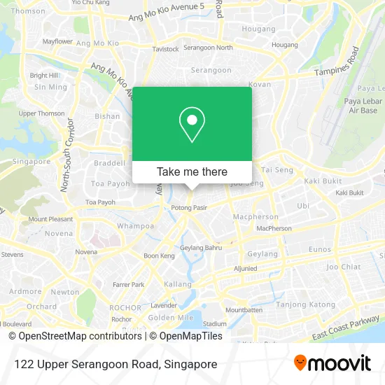 122 Upper Serangoon Road地图