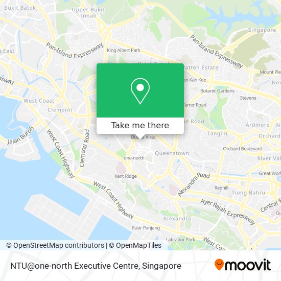 NTU@one-north Executive Centre map