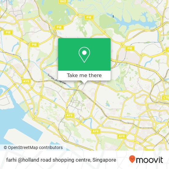 farhi @holland road shopping  centre map