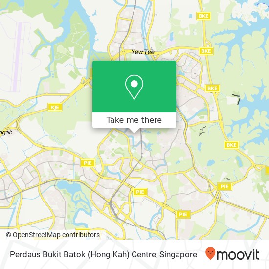 Perdaus Bukit Batok (Hong Kah) Centre map