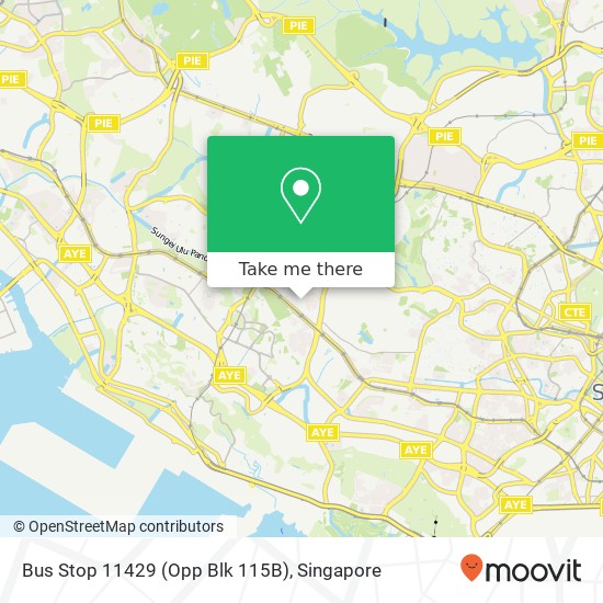 Bus Stop 11429 (Opp Blk 115B) map