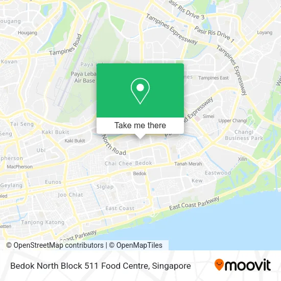 Bedok North Block 511 Food Centre地图