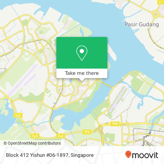 Block 412 Yishun #06-1897地图