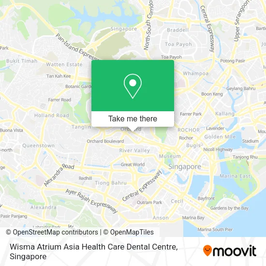 Wisma Atrium Asia Health Care Dental Centre map