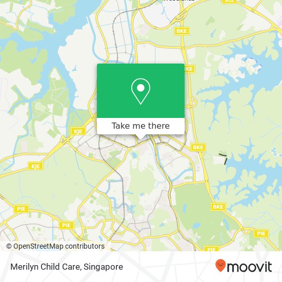 Merilyn Child Care map