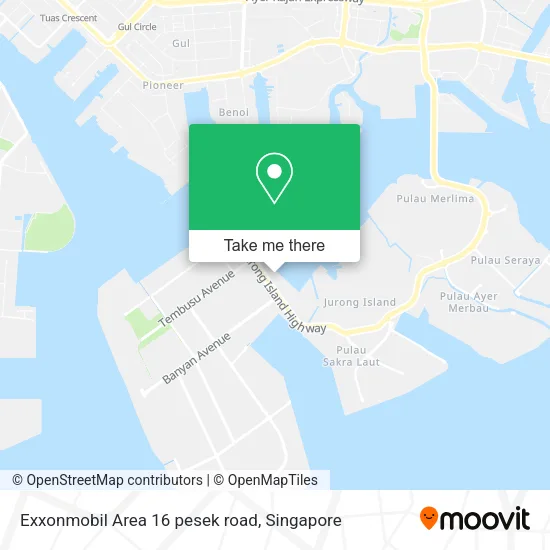Exxonmobil Area 16 pesek road地图