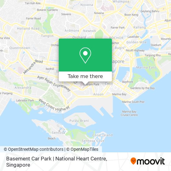 Basement Car Park | National Heart Centre map