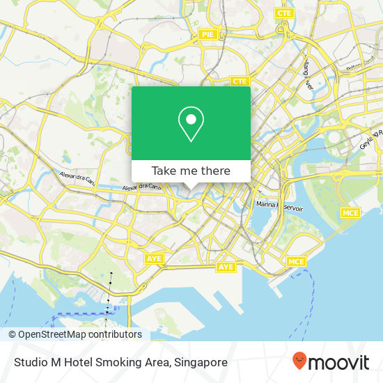 Studio M Hotel Smoking Area地图