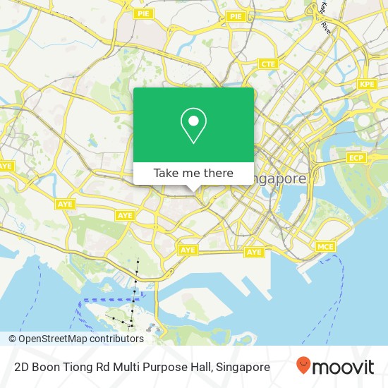 2D Boon Tiong Rd Multi Purpose Hall map