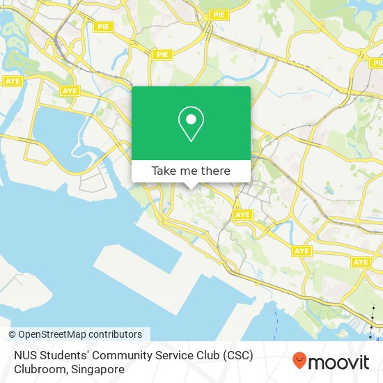 NUS Students' Community Service Club (CSC) Clubroom map