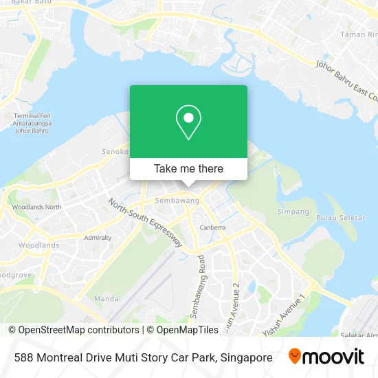 588 Montreal Drive Muti Story Car Park map