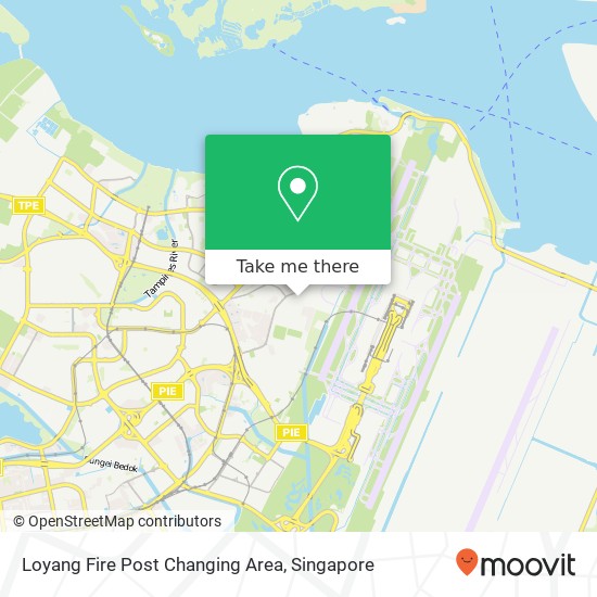 Loyang Fire Post Changing Area map