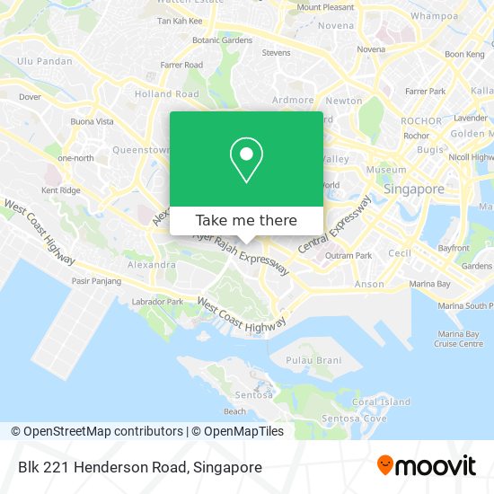 Blk 221 Henderson Road地图