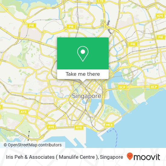 Iris Peh & Associates ( Manulife Centre )地图