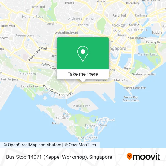 Bus Stop 14071 (Keppel Workshop)地图