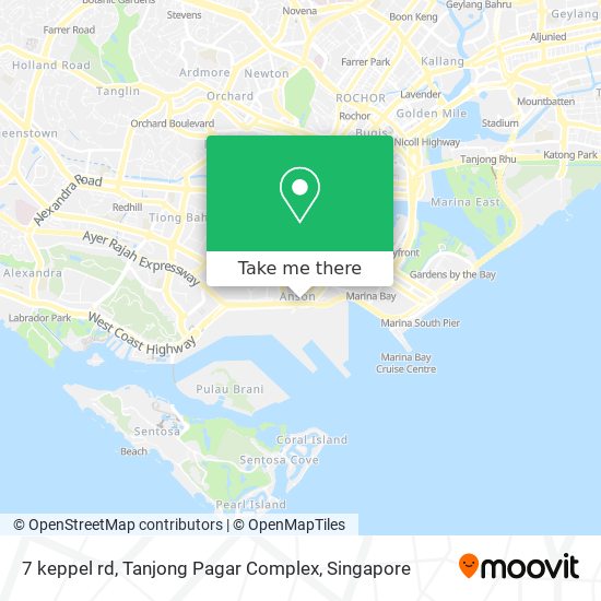 7 keppel rd, Tanjong Pagar Complex map