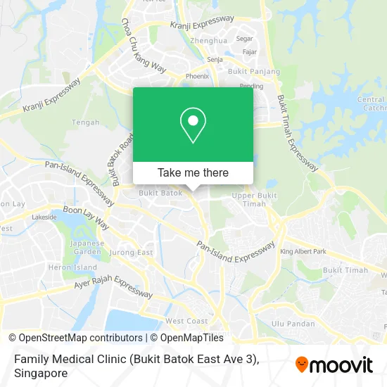 Family Medical Clinic (Bukit Batok East Ave 3) map