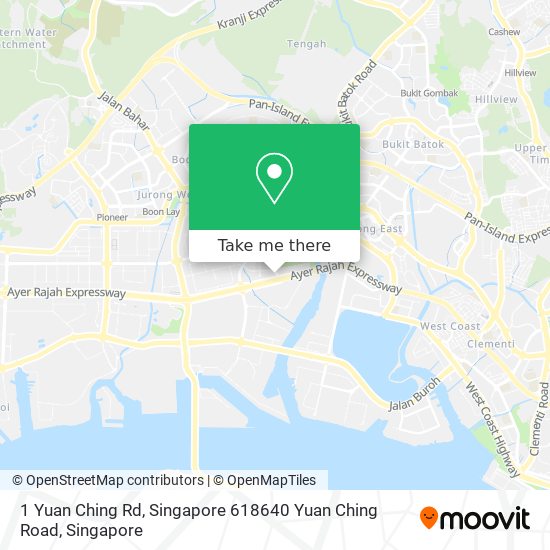 1 Yuan Ching Rd, Singapore 618640 Yuan Ching Road地图