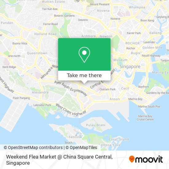 Weekend Flea Market @ China Square Central map