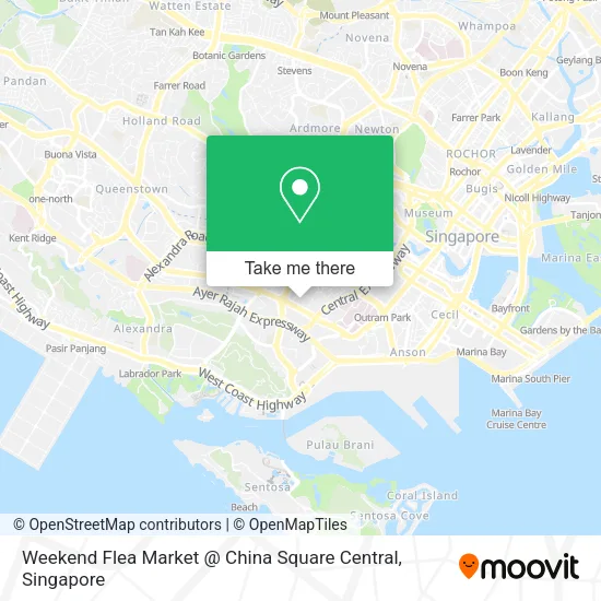 Weekend Flea Market @ China Square Central地图
