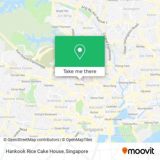 Hankook Rice Cake House map