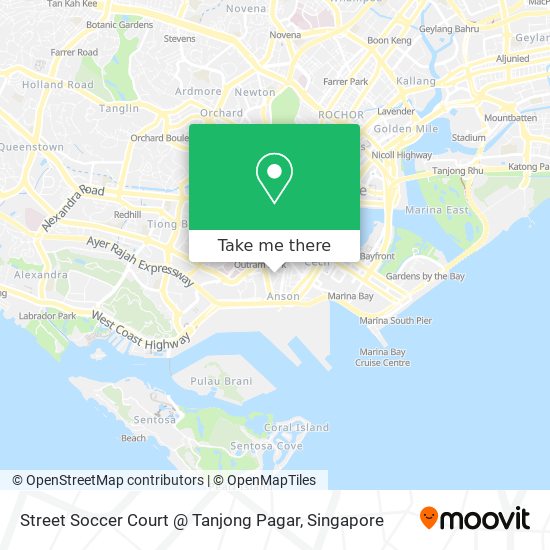 Street Soccer Court @ Tanjong Pagar地图