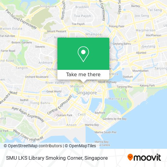 SMU LKS Library Smoking Corner地图