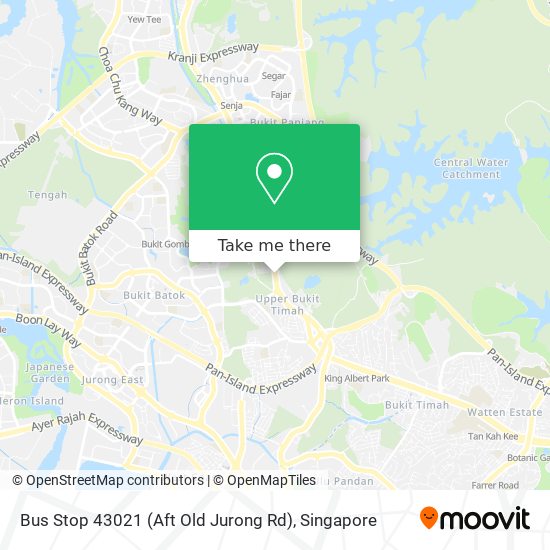 Bus Stop 43021 (Aft Old Jurong Rd)地图