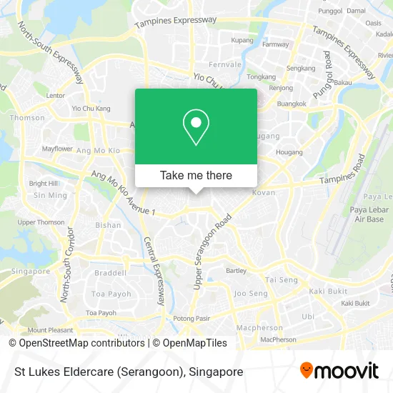 St Lukes Eldercare (Serangoon)地图