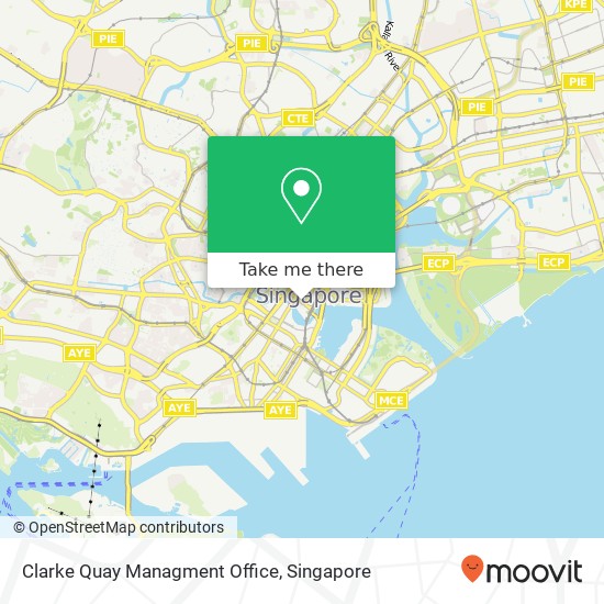 Clarke Quay Managment Office map