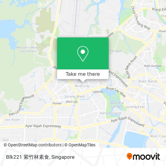 Blk221 紫竹林素食 map