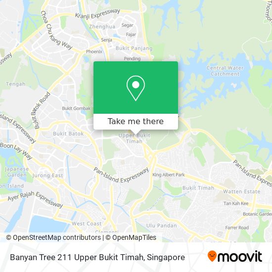 Banyan Tree 211 Upper Bukit Timah地图