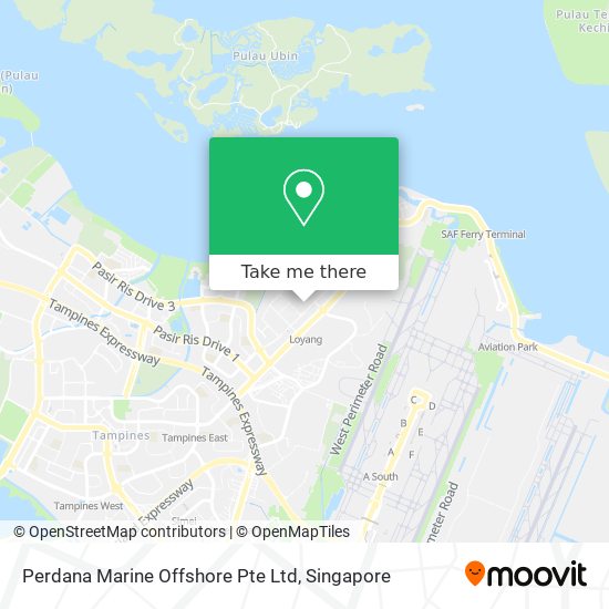 Perdana Marine Offshore Pte Ltd map